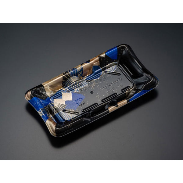 しきさい 1-3B 箔おうぎ青　1600枚(50×32) RSAH114　リスパック（直送品）