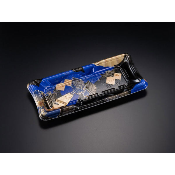 しきさい 1-4B 箔おうぎ青　1200枚(50×24) RSAH164　リスパック（直送品）