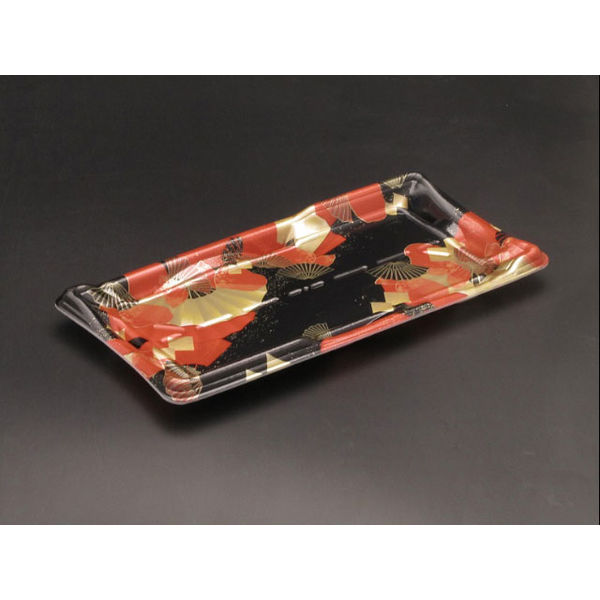 しきさい 2-6B 箔おうぎ赤　800枚(50×16) RSAH462　リスパック（直送品）