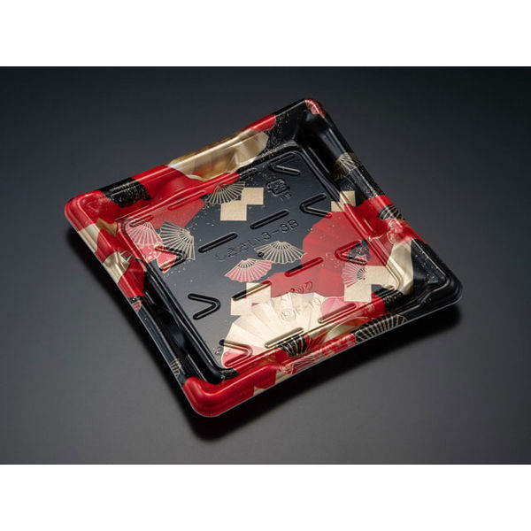 しきさい 3-3B 箔おうぎ赤　900枚(50×18) RSAH612　リスパック（直送品）