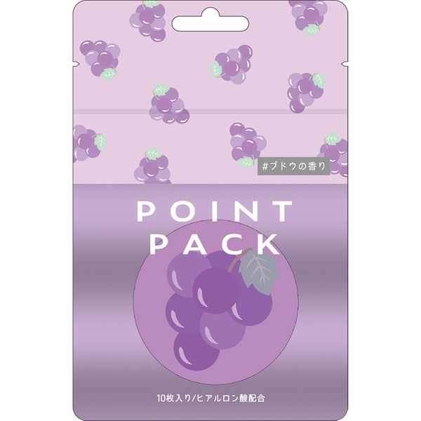 カミオジャパン ポイントパック ブドウ 10枚入 ブドウの香りつき 201593 10パック（直送品）