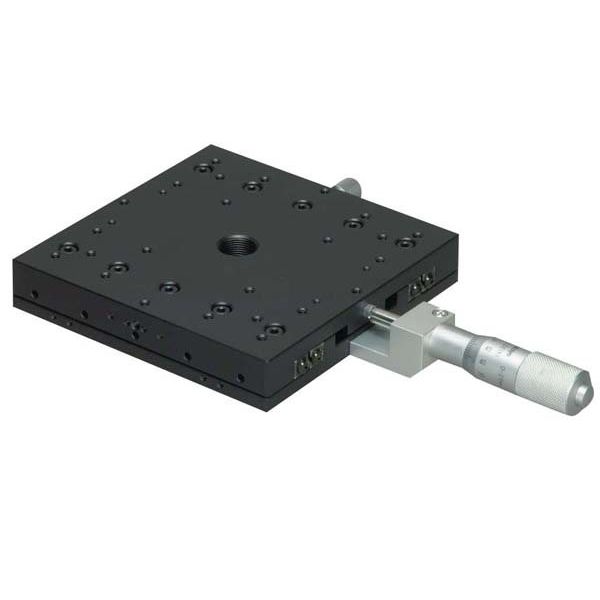 中央精機 X軸スリムステージ 125×125(鉄製) LS-149-C1 1台（直送品）