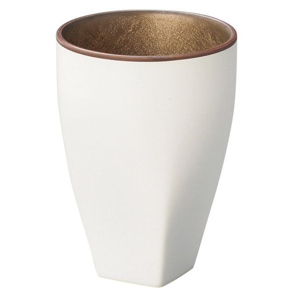 陶雅 フリーカップ 金結晶フリーカップ(白) [4個入] tga-1318-078（直送品）