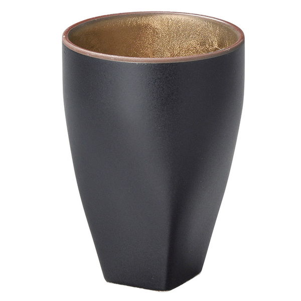 陶雅 フリーカップ 金結晶フリーカップ(黒) [4個入] tga-1318-173（直送品）