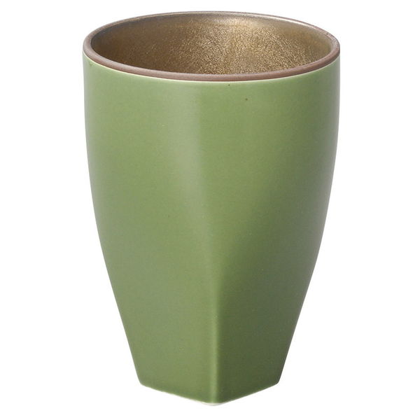 陶雅 フリーカップ 金結晶フリーカップ(緑) [4個入] tga-1318-177（直送品）