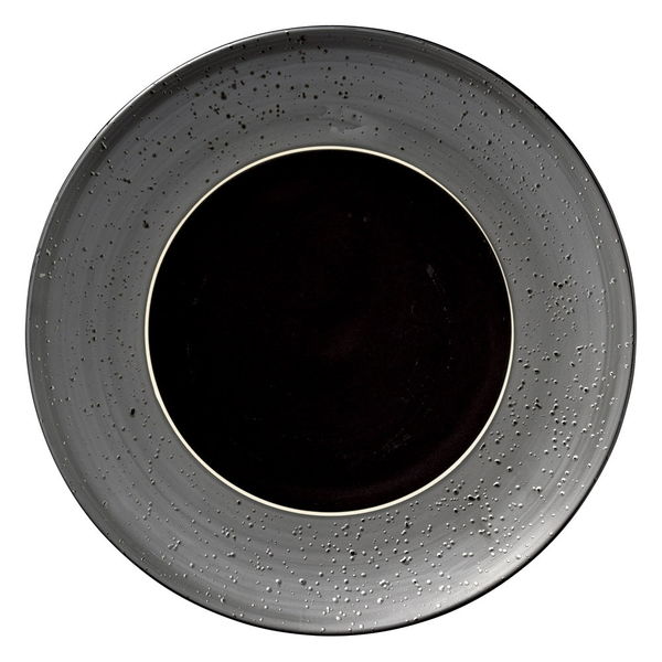 陶雅 大皿 ルミノ ブラック28プレート [2個入] tga-1418-196（直送品）