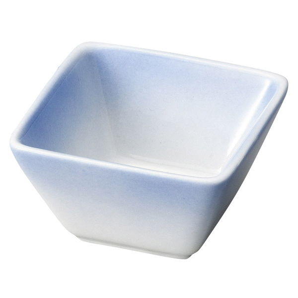 陶雅 珍味 ブルー角豆小鉢 [5個入] tga-1818-060（直送品）