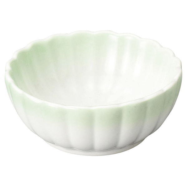 陶雅 珍味 グリーン菊型豆小鉢 [6個入] tga-1818-101（直送品）