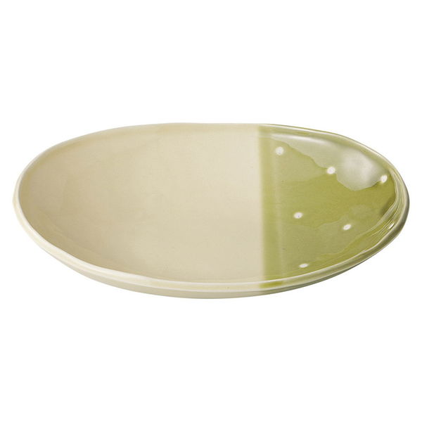 陶雅 楕円皿 からめるドット楕円盛鉢 [3個入] tga-1918-053（直送品）