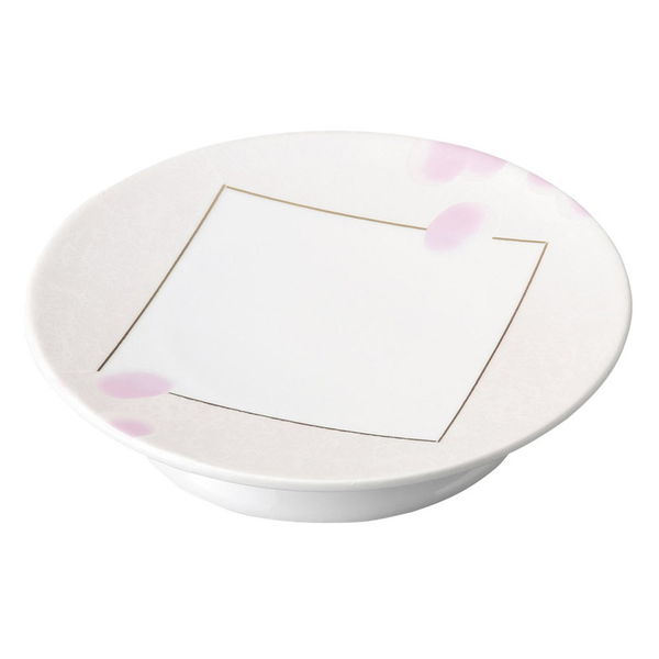 陶雅 中皿 ピンク銀彩丸高台天皿 [2個入] tga-2518-029（直送品）