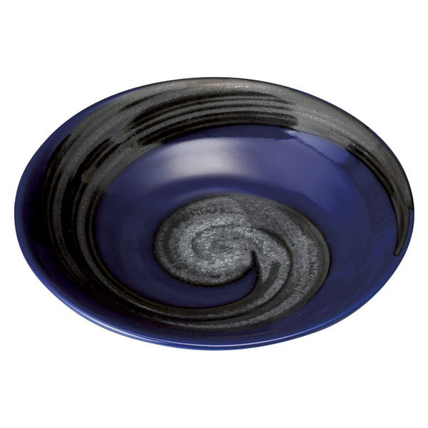 陶雅 取皿 銀彩ブルー4.0皿 [9個入] tga-2718-096（直送品）