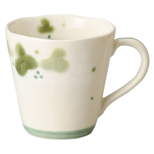 陶雅 マグカップ 緑彩ぶどうマグ(緑) [3個入] tga-2718-121（直送品）