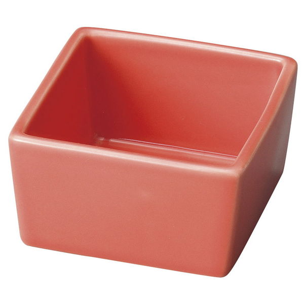 陶雅 珍味 赤マス型小鉢 [7個入] tga-3118-068（直送品）