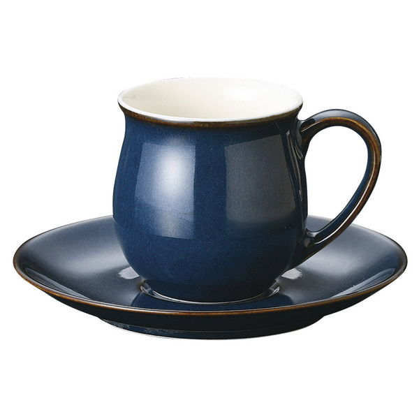 陶雅 カップ＆ソーサー パルファンナマコ釉コーヒー碗皿 [2個入] tga-4018-175（直送品）
