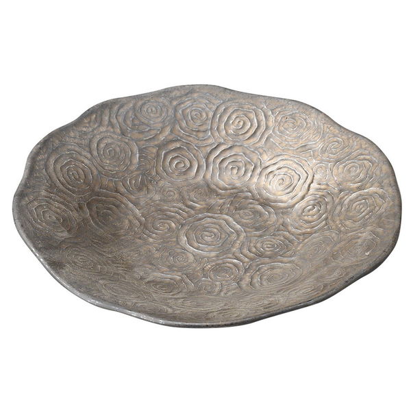 陶雅 大皿 金結晶渦彫28cm丸皿 [2個入] tga-4618-029（直送品）
