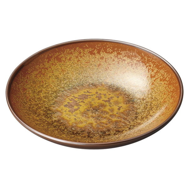 陶雅 中皿 金結晶7寸麺皿 [2個入] tga-4618-038（直送品）