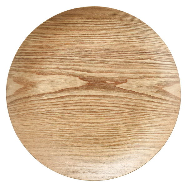 陶雅 木製トレイ ウイローウッド 丸型２２cmトレー [2個入] tga-4718-046（直送品）