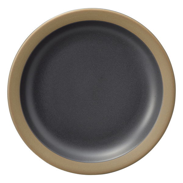 陶雅 大皿 ハーベスト ナイトブラック 27.5cmディナー皿 [2個入] tga-4718-194（直送品）