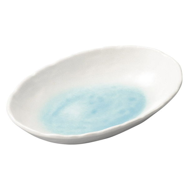 陶雅 楕円皿 ブルー小判カレー皿 [2個入] tga-5118-003（直送品）