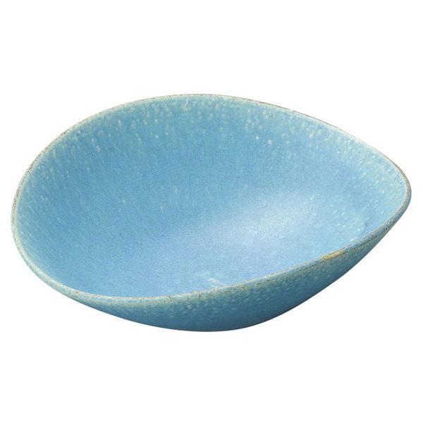 陶雅 盛鉢 トルコブルー楕円鉢(信楽焼) [2個入] tga-6618-042（直送品）