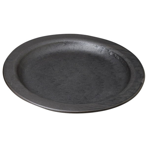 陶雅 耐熱皿 黒釉11.3耐熱プレート [1個入] tga-6618-107（直送品）