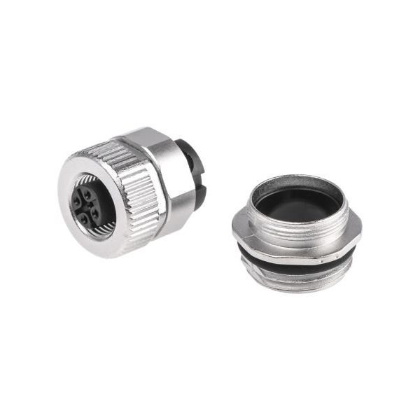 Franz Binder 丸型コネクタ， 4極， M12， ケーブルマウント， 99ー0432ー500ー04 1ロット(100個)（直送品）