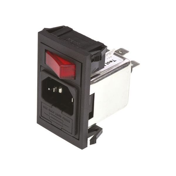 Bulgin IECフィルタ 1ヒューズ スナップイン 10A 250 V ac， BZV01/A0620/02 1個（直送品） 8,319円