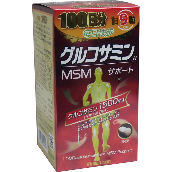 マルマン グルコサミン 900粒 100日分入 1袋(900粒入)（直送品） - アスクル