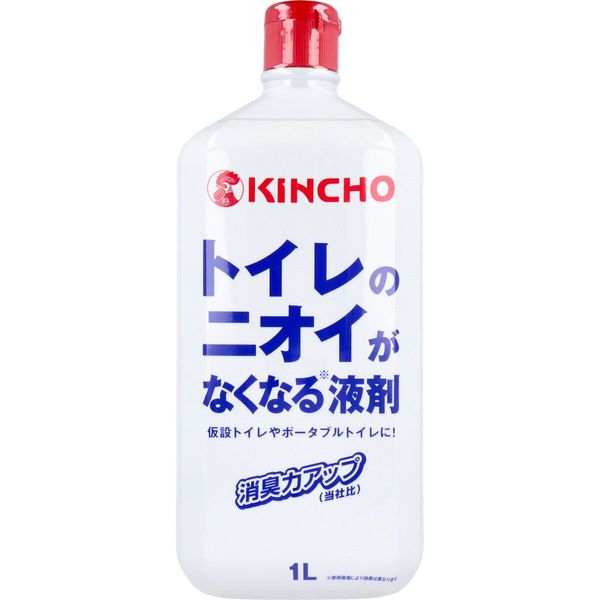 キンチョウ トイレのニオイがなくなる液剤 1L　1個(1L入)×6セット 大日本除虫菊（直送品）