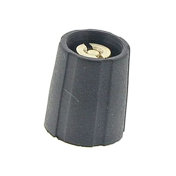 Sifam ノブ 3.175mm 直径:11.5mm 溝付き S110125ーBLK 1ロット(10個)（直送品）