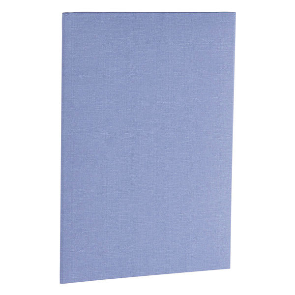 ナカバヤシ 証書ファイル A4/A3対応 二つ折り 紙製クロス貼り 片面パッド入り 薄紫 FSP-A4C-LP 1セット（2冊）