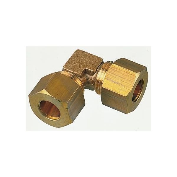 パーカー・ハネフィン 真鍮管継手 Legris イコール エルボー 管径:10mm 0102 10 00 1ロット(5個)（直送品）