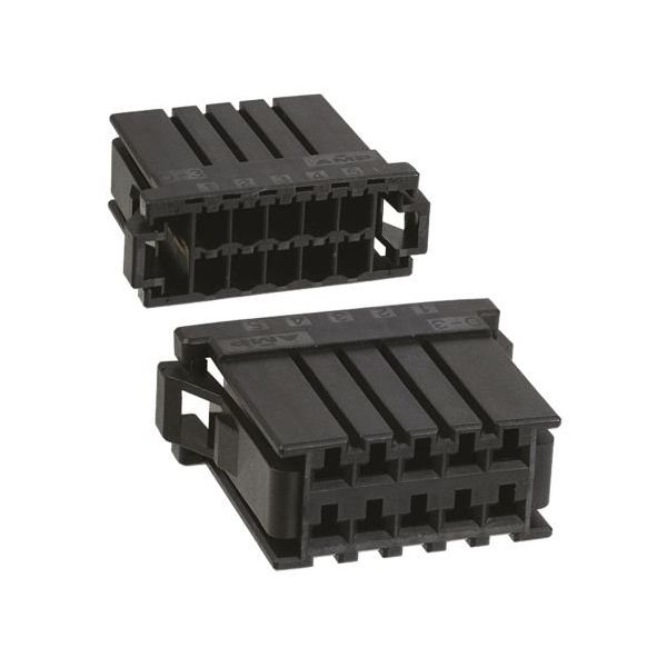 結　10枚+1枚 TE Connectivity コネクタハウジング 10極 ピッチ:3.81mm 2列
