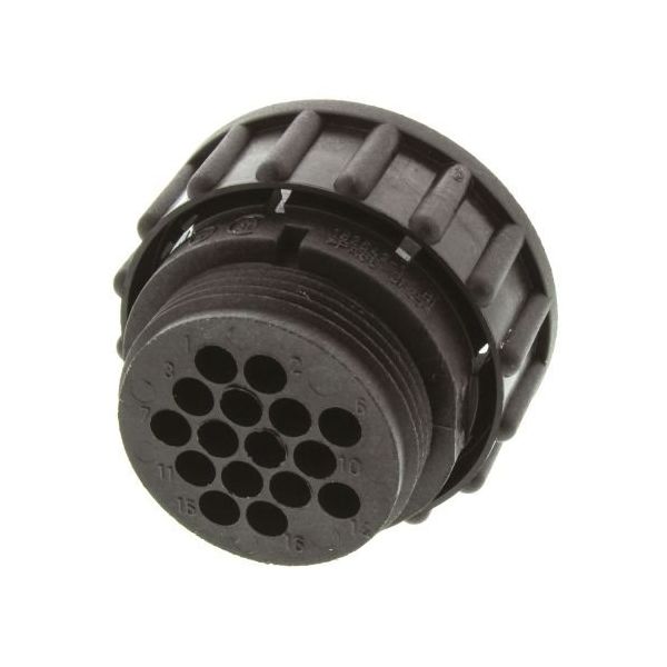 まるたページ TE Connectivity 丸型コネクタ， 16極， スタンダード， インライン