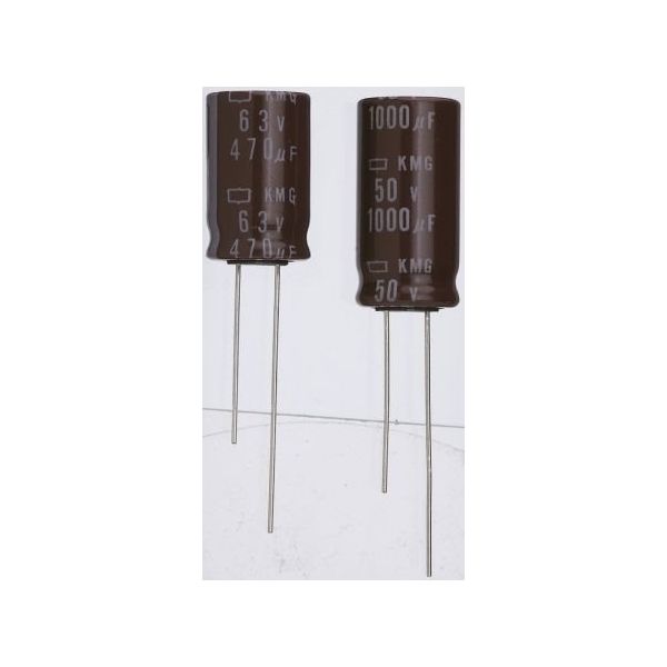 日本ケミコン コンデンサ 1μF， ，50V dc， EKMG500ELL1R0ME11D（直送品）