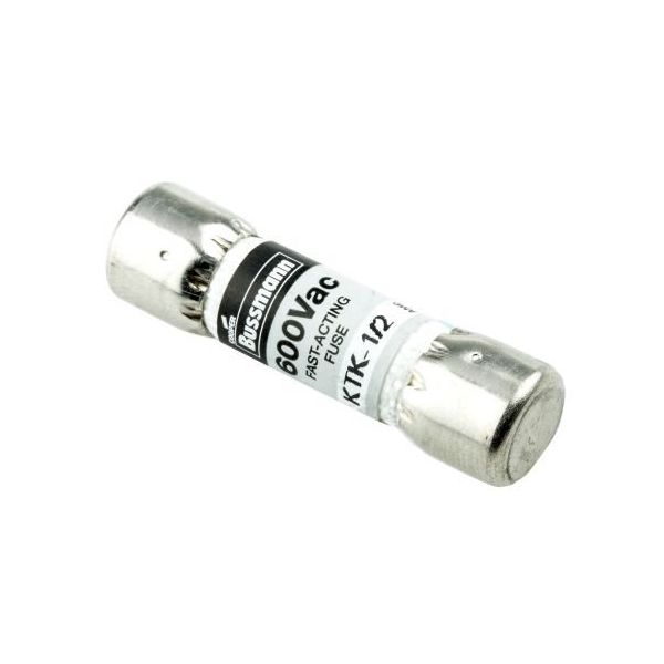 Eaton Bussmann Series 管ヒューズ 500mA 10 x 38mm 600V ac (速断型) KTK-1/2 1ロット(5個)（直送品） 500mA 38mm 600V ac KTK