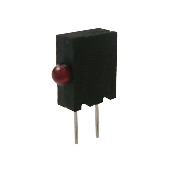 キングブライト 基板用LED表示灯 赤 直角 40 ° スルーホール実装 KM2520EH/1ID 1ロット(20個)（直送品）