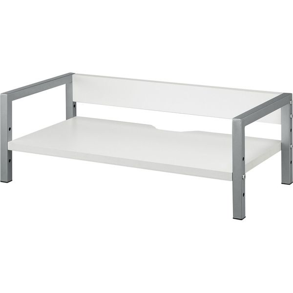 サンワサプライ 机上液晶モニタスタンド(W595mm・ホワイト) MR-LC102WN 1個（直送品）