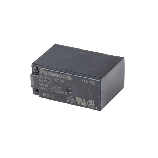 パナソニック Panasonic リレー 12V dc， 1c接点 基板実装タイプ JW1FSN-DC12V 1ロット(5個)（直送品） - アスクル