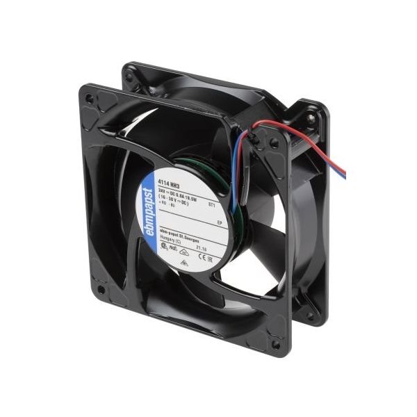 ebmーpapst 軸流ファン 電源電圧:24 V dc， 119 x 38mm， 4114NH3 1個（直送品）