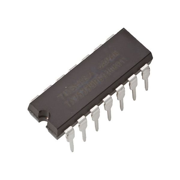 Toshiba マルチプレクサスルーホール単一電源 クワッドSPST 5~15V， 14ーPin PDIP TC4066BP(NF)（直送品）