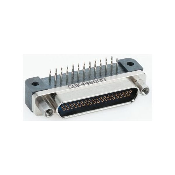 Glenair Dーsubコネクタ， 9極， オス， スルーホール， GMR7590ー9Pー1BSN 1個（直送品）