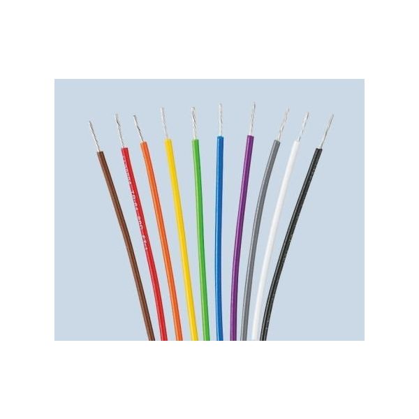 SWCC 昭和電線ケーブルシステム 白 22 AWG UL1007 #22 White 30m 1袋(30m)（直送品）