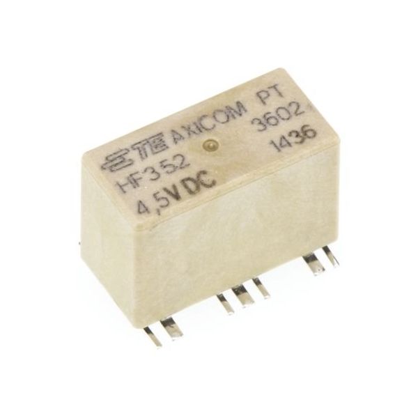TE Connectivity 高周波リレー （RFリレー） 4.5V dc 50Ω SPDT HF3-52（直送品）
