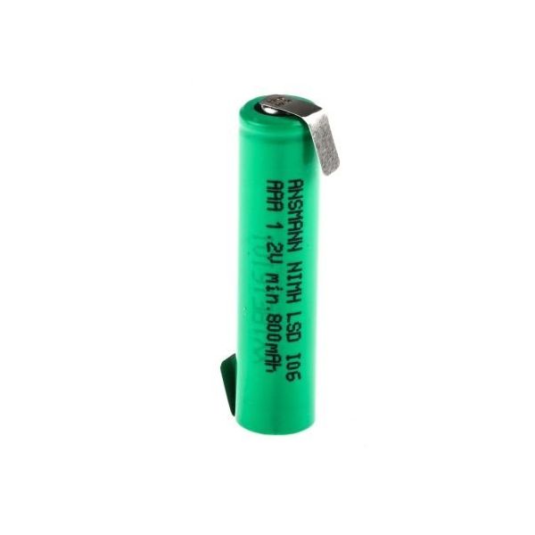 ANSMANN 単四型充電池 ニッケル水素電池 1.2V， 800mAh 2311-3003 1個（直送品）