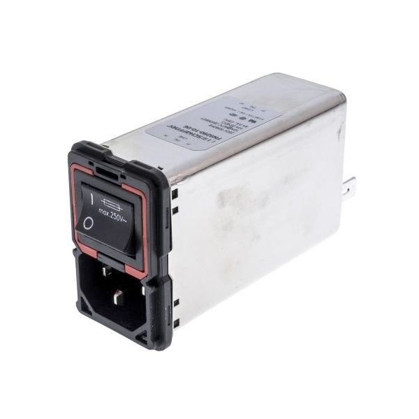 シャフナー Schaffner IECフィルタ 2ヒューズ 2極 パネルマウント 10A 250 V ac， FN9290ー10ー06 1個（直送品）