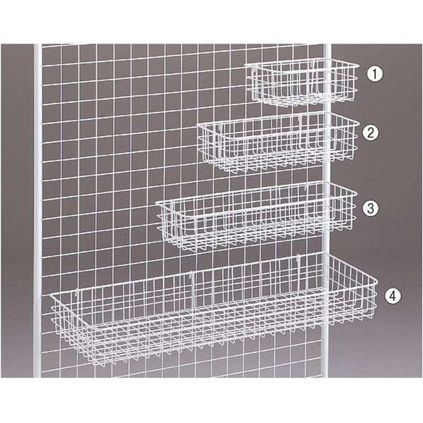 ストア・エキスプレス ネット用網カゴ　白Ｗ４２ｃｍ 2528-212 1個（直送品）