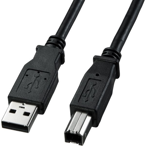 サンワサプライ USB2.0ケーブル(ブラック・5m) KU20-5BKK2 1本