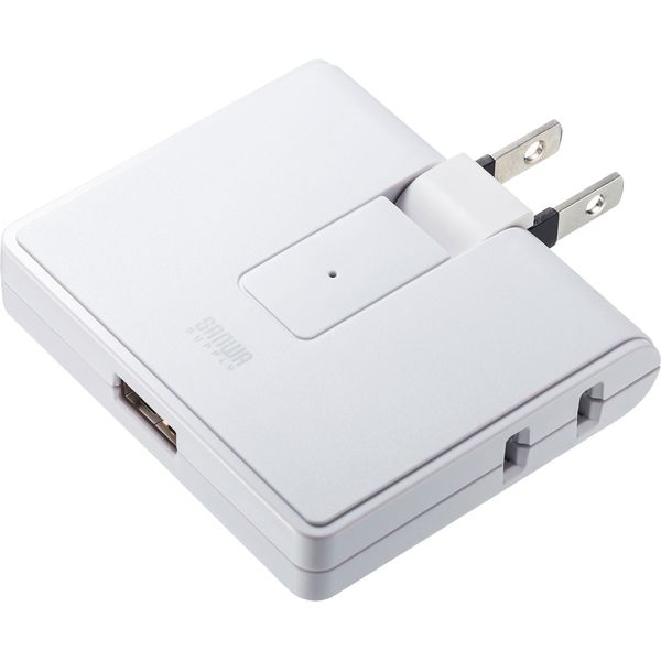 サンワサプライ USB充電ポート付きモバイルタップ TAP-B104UN 1個