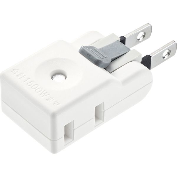 延長コード 電源タップ 2P（ピン） 2個口 ホワイト TAP-B56W サンワサプライ 1個（直送品）